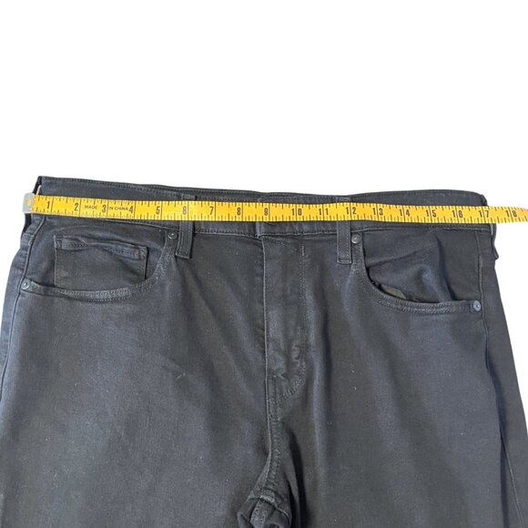 Paige Federal Jeans Mens Size 32 Black Shadow Straight Preppy Stretch Classic - Picture 13 of 16